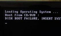 Решение проблеммы Disk boot failure, insert system disk and press?